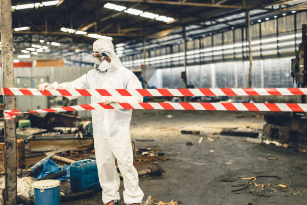 Professional Hoarding Cleanup technician working in Diamond, MO